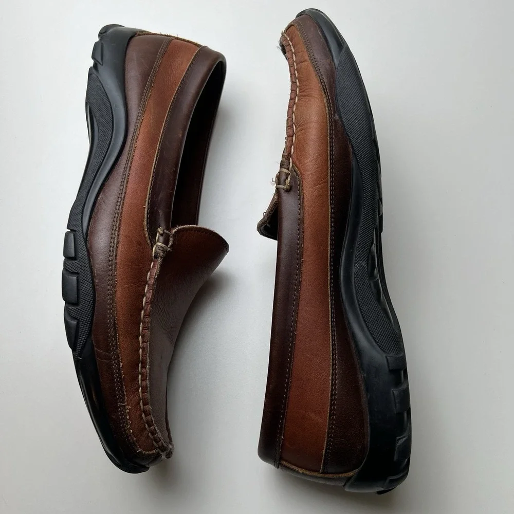 Allen Edmonds Brown Boulder Venetian Driving Moccasins 10.5 E